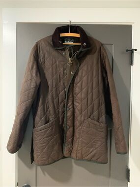 Barbour Polar Quillt Jacket, L, Brown